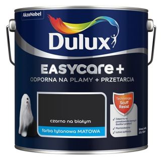 Dulux Easycare Plus 2,5l Czarno na białym