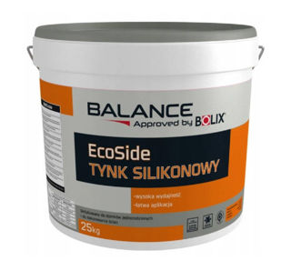 Tynk silikonowy Balance EcoSide biały 25kg Bolix