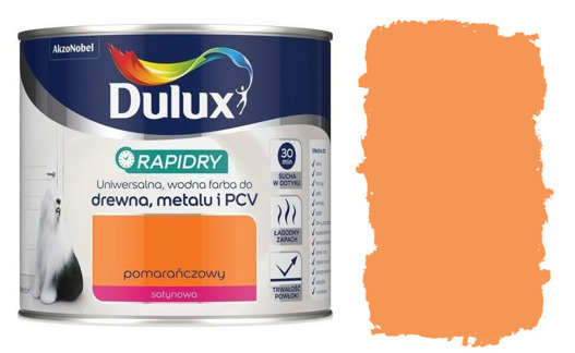Dulux Emalia akrylowa Rapidry Pomarańczowy 0,4l