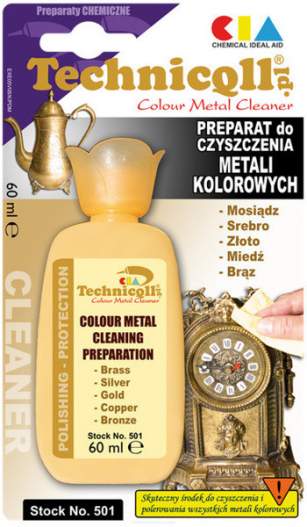 Preparat do czyszczenia metali kolorowych 60 ml