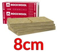 Wełna mineralna Rockwool Frontrock SUPER 8cm