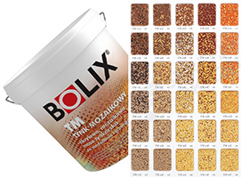 Wzornik Bolix TM - tynki mozaikowe i dekoracyjne