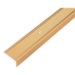 Listwa schodowa aluminiowa Złota 45x23mm / 1m