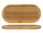 Talerz bambusowy owalny z rantem 22,5x10,5cm