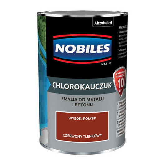 Chlorokauczuk Nobiles czerwony tlenkowy 0,9l