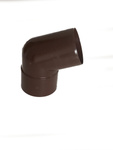 Kolano rury specjalne PVC 100 x 45 brąz Kaczmarek