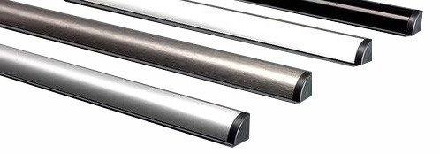 Listwa przyblatowa Hi4 2,5m aluminium szczotkowane