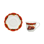 Filiżanki ze spodkiem Ciuchcia 2sztuki 250ml 