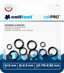 Zestaw uniwersalnych oringów Cellfast