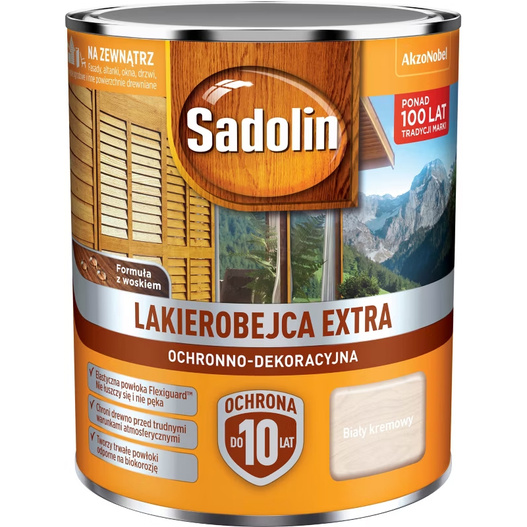 Lakierobejca Sadolin 0,75 L Biały kremowy