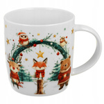 Kubek świąteczny Zwierzątka w pudełku Domek 400ml