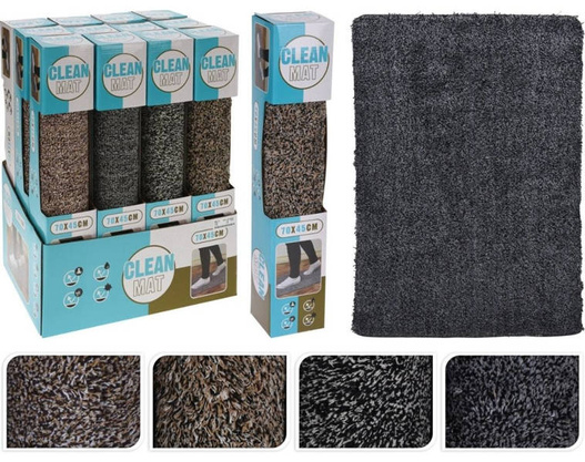 Dywanik łazienkowy Shaggy brąz, szary lub beż