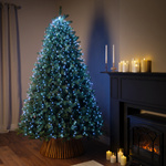 Lampki LED 408 żyłka Wiązki 1,8m drucik zimny biały