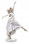 Figurka Kobieta tańcząca w białej sukni 47cm