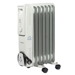 Grzejnik olejowy 7 żebrowy 1500W Volteno Szary