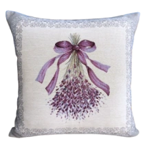 Poszewka na poduszkę BUKIET LAWENDA 40x40cm Chenille