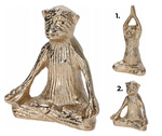 Figurka Małpka złota YOGA 14cm 2wzory
