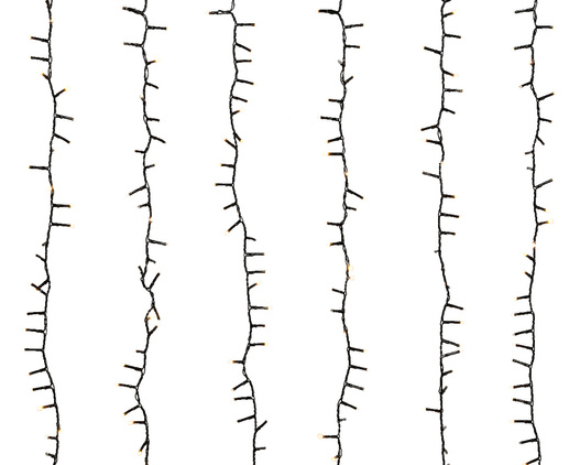 Kurtyna zew/wew 648 LED czarny /ciepły biały 9 x 2m na drzewo