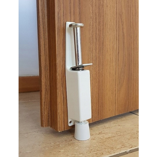 Stoper drzwiowy 180mm srebrny