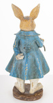 Figurka Królik ON w niebieskim fraku z laską 26cm