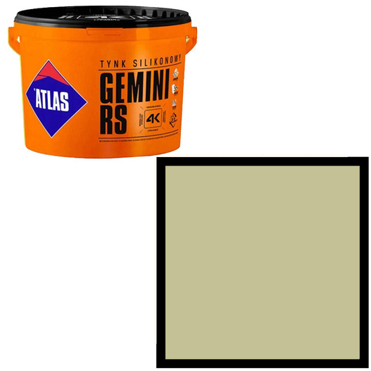 Tynk silikonowy Gemini RS 25kg Atlas SAH 0194