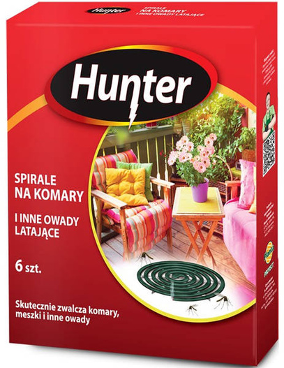 Spirala na komary i owady latające 6 sztuk