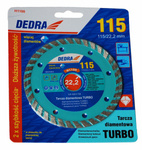 Tarcza diamentowa Turbo do cięcia 115mm DEDRA
