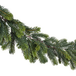 Girlanda świerkowa 1,8m średnica 30 cm jasne końce