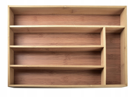 Wkład do szuflady na sztućce drewniany 38x28x4 cm