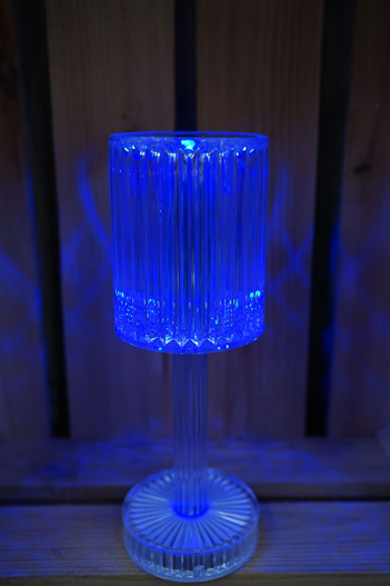 Lampka z baterią USB 25cm plisowany kielich