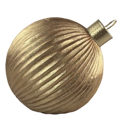 Bombka brokat złota maxi 40cm 