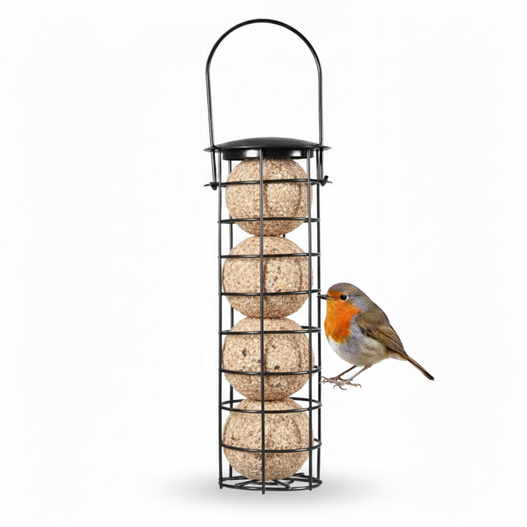 Karmnik dla ptaków, siatka na kule tłuszczowe 8,5x25cm