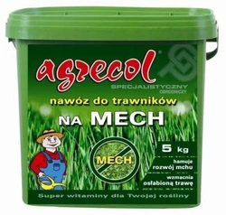 Nawóz do trawników na mech Agrecol 5 kg