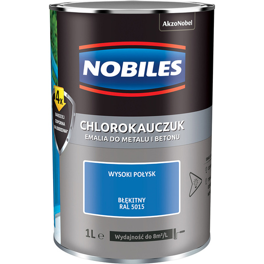 Chlorokauczuk Nobiles Błękitny 1L