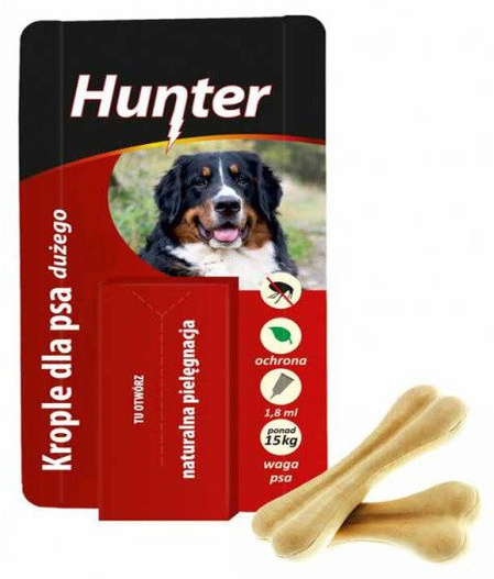 Krople dla psa dużego powyżej 15 kg - 1,8ml