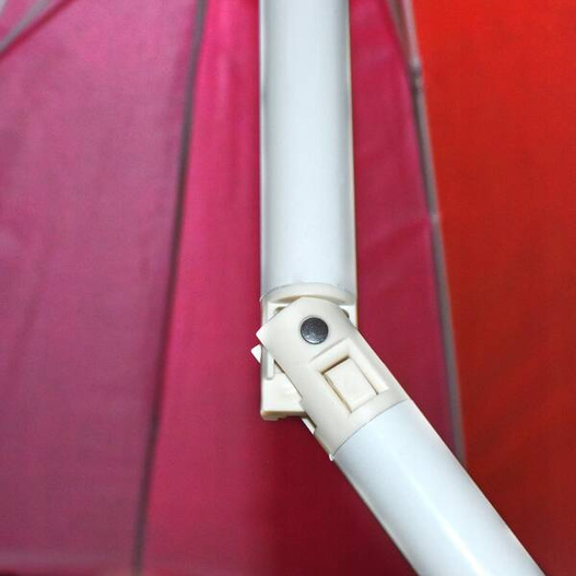 Parasol plażowy ogrodowy łamany średnica  220 cm Tęcza