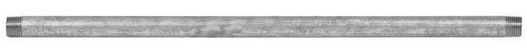 Rura dwustronnie gwintowana 1/2"x1000mm ocynk 