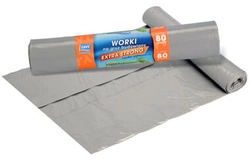 Worki Extra Strong 80l 5 sztuk na gruz