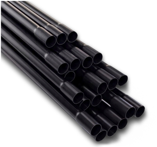 Rura kielichowana AKS ZIELONKA RLM 16 czarna 2m x25