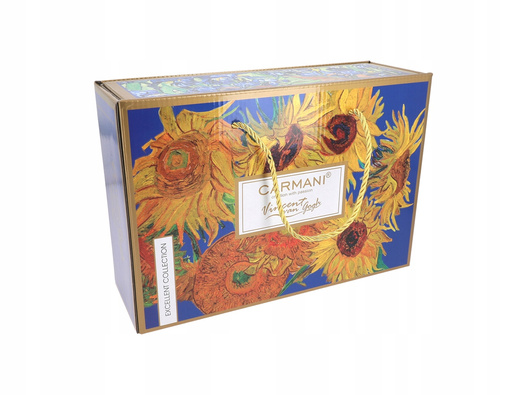 Van Gogh 2 filiżanki ze spodkiem Słoneczniki i Irysy