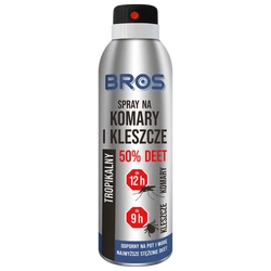 Spray na komary i kleszcze 50% DEET 90ml BROS