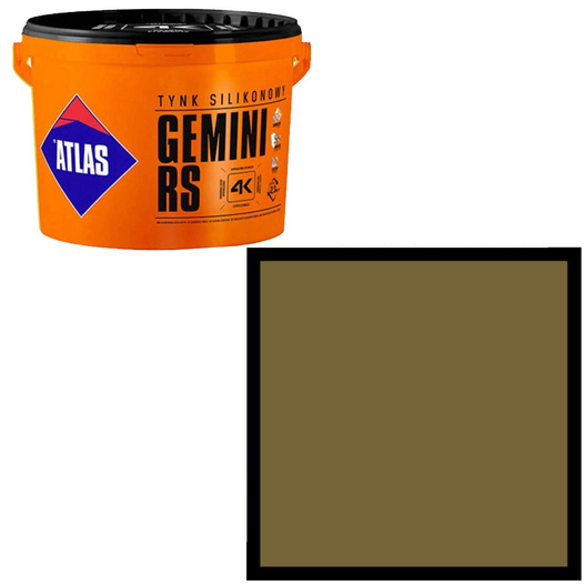 Tynk silikonowy Gemini RS 25kg Atlas SAH 0240