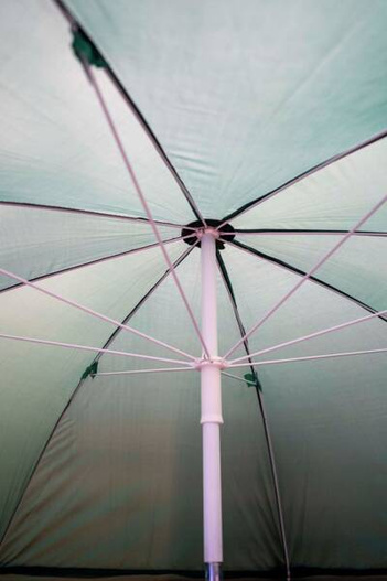 Parasol  zielony z boczną ścianką, 230cm