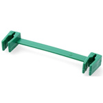 Łącznik tyczek 9 cm, 10 sztuk zielony