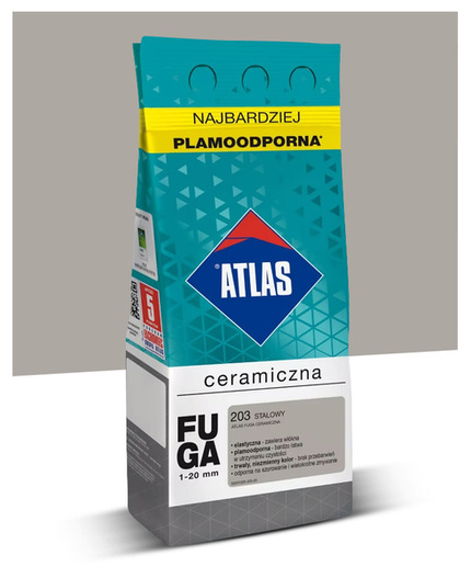 Fuga ceramiczna 1-20mm Atlas 203 stalowy 2kg