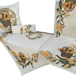 Obrus na stół EDEN Lima koło 140 cm Chenille
