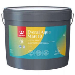 Farba akrylowa Tikkurila Everal 10 Aqua Matt 9l