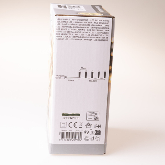 Lampki Zewnętrzne i wewnętrzne 80 Led 6m ciepły biały