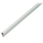 Profil zaciskowy, PVC Biały 2000x15x0,9mm