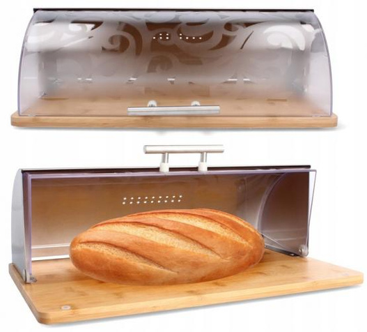 Chlebak bambusowy 39x28,5x15cm
